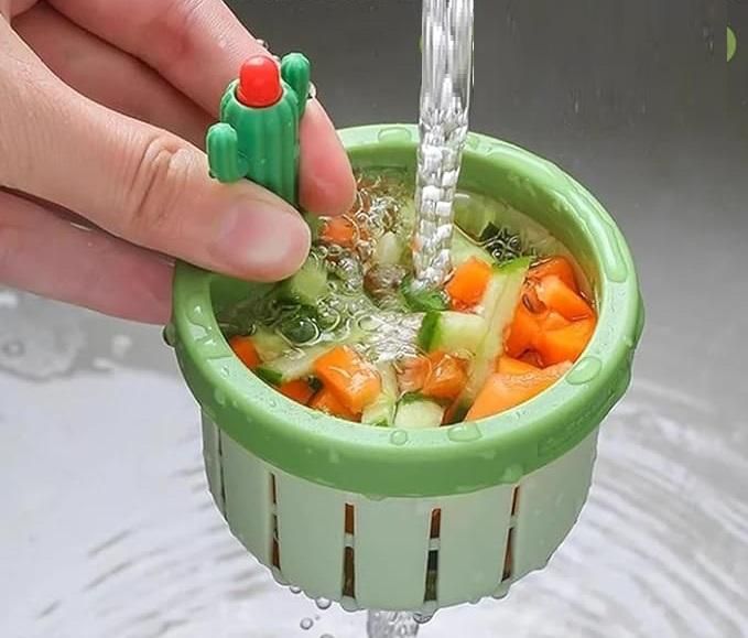 Multi-Functional Cactus Sink Draining Basket Strainer