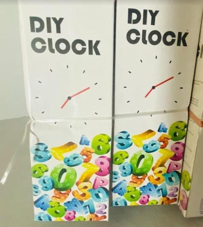 Non-Ticking DIY Wall Clock Sticker